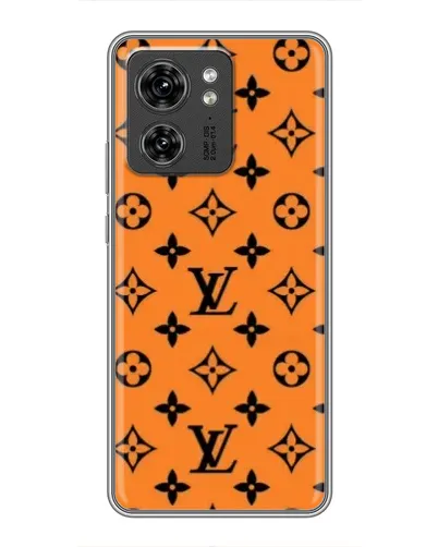 Чехол для Huawei Enjoy 90 Plus с картинкой «Оранжевый стиль LV»