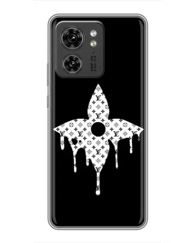 Чехол для Huawei Enjoy 90 Plus с картинкой «Цветочная монограмма»