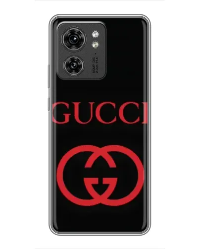Чехол для Huawei Enjoy 90 Plus с картинкой «Gucci — красный логотип»