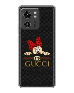 Чехол для Huawei Enjoy 90 Plus с картинкой «Минни Маус Gucci — черный»