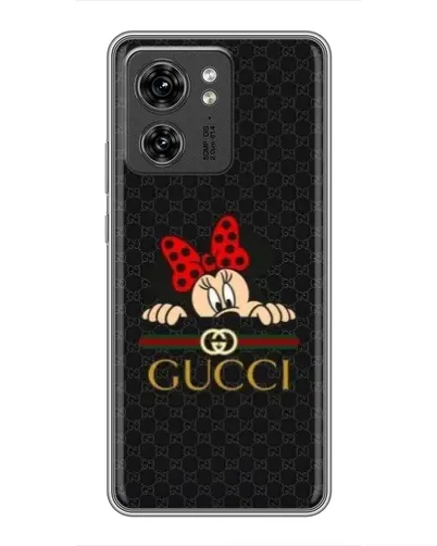 Чехол для Huawei Enjoy 90 Plus с картинкой «Минни Маус Gucci — черный»