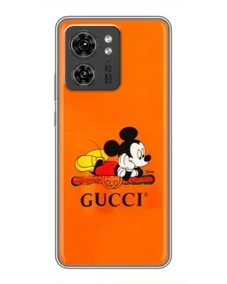 Чехол для Huawei Enjoy 90 Plus с картинкой «Микки Маус Gucci — оранж»