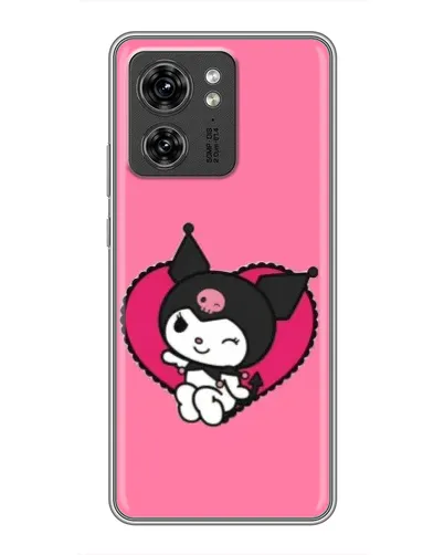 Чехол для Huawei Enjoy 90 Plus с картинкой «Kuromi — любовь в сердце»