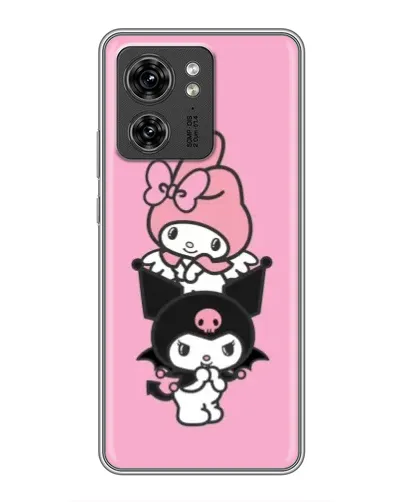 Чехол для Huawei Enjoy 90 Plus с картинкой «My Melody и Kuromi»