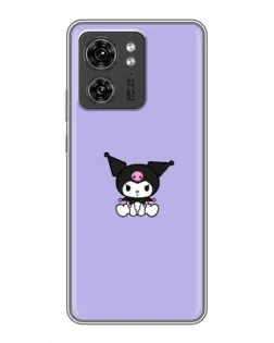 Чехол для Huawei Enjoy 90 Plus с картинкой «Kuromi — фиолетовый минимализм»
