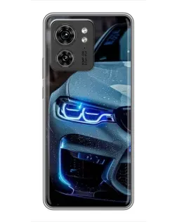 Чохол для Huawei Enjoy 90 Plus з картинкою «Погляд BMW з синіми фарами» Чохол для Huawei Enjoy 90 Plus з картинкою «Погляд BMW з синіми фарами»