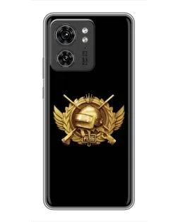 Чехол для Huawei Enjoy 90 Plus с картинкой «PUBG — оранжевый градиент»