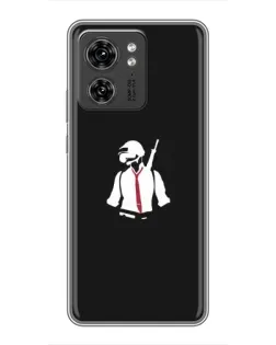 Чехол для Huawei Enjoy 90 Plus с картинкой «PUBG — силуэт воина»