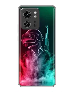 Чехол для Huawei Enjoy 90 Plus с картинкой «PUBG — огненный воин»