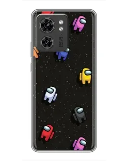Чехол для Huawei Enjoy 90 Plus с картинкой «Космический паттерн Among Us»