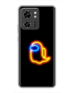 Чехол для Huawei Enjoy 90 Plus с картинкой «Among Us неоновое сияние»