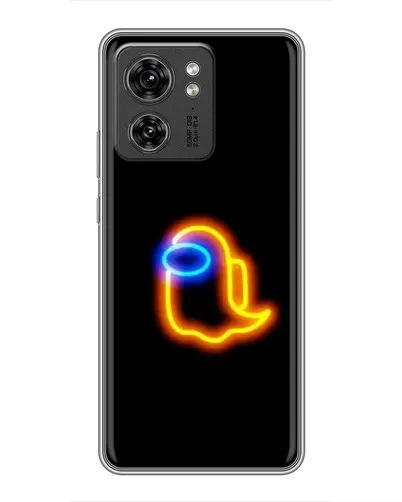 Чехол для Huawei Enjoy 90 Plus с картинкой «Among Us неоновое сияние»