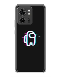 Чехол для Huawei Enjoy 90 Plus с картинкой «Among Us неон»