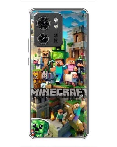 Чехол для Huawei Enjoy 90 Plus с картинкой «Замок Minecraft»