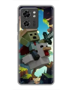 Чехол для Huawei Enjoy 90 Plus с картинкой «Стив и гусь»