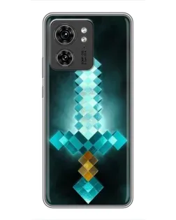 Чехол для Huawei Enjoy 90 Plus с картинкой «Алмазный меч неон»