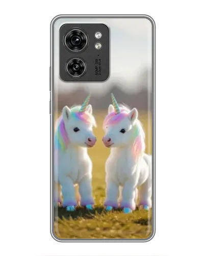Чехол для Huawei Enjoy 90 Plus с картинкой «Пара единорогов»