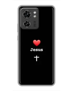 Чехол для Huawei Enjoy 90 Plus с картинкой «Сердце - Jesus»