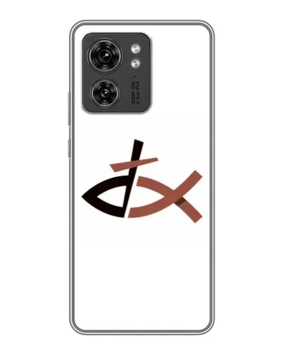 Чехол для Huawei Enjoy 90 Plus с картинкой «Рыба и крест» Чехол для Huawei Enjoy 90 Plus с картинкой «Рыба и крест»