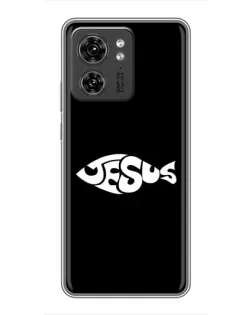 Чехол для Huawei Enjoy 90 Plus с картинкой «Рыба Jesus»