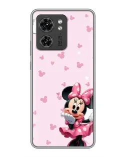 Чехол для Huawei Enjoy 90 Plus с картинкой «Минни Маус и сердечки»