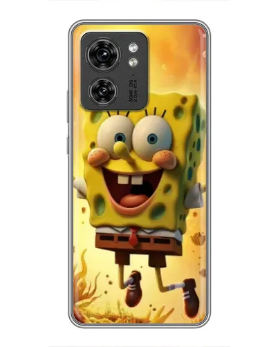 Чехол для Huawei Enjoy 90 Plus с картинкой «Губка Боб прыгает»