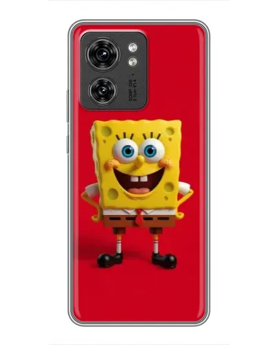Чехол для Huawei Enjoy 90 Plus с картинкой «Спанч Боб на красном»