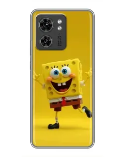 Чехол для Huawei Enjoy 90 Plus с картинкой «Позитивный Губка Боб»