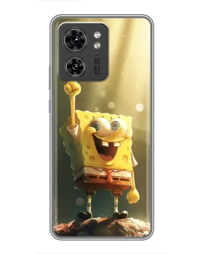 Чехол для Huawei Enjoy 90 Plus с картинкой «Сияющий Спанч Боб»