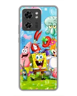 Чехол для Huawei Enjoy 90 Plus с картинкой «Губка Боб и друзья»