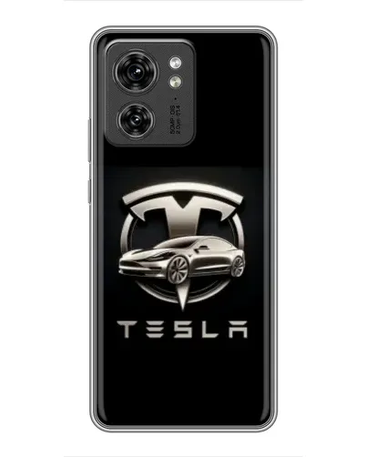 Чехол для Huawei Enjoy 90 Plus с картинкой «Tesla — серебристое авто» Чехол для Huawei Enjoy 90 Plus с картинкой «Tesla — серебристое авто»