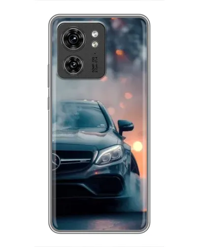 Чехол для Huawei Enjoy 90 Plus с картинкой «Mercedes — ночной город»