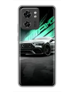 Чехол для Huawei Enjoy 90 Plus с картинкой «Темный Mercedes AMG»