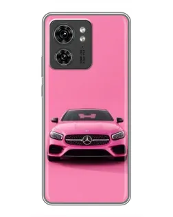 Чехол для Huawei Enjoy 90 Plus с картинкой «Розовый Mercedes AMG»