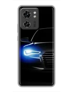 Чохол для Huawei Enjoy 90 Plus з картинкою «Неоновий погляд Audi»