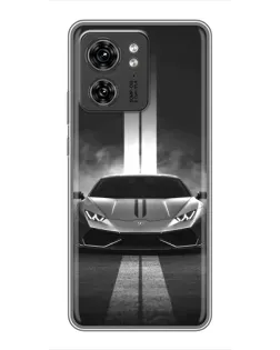 Чехол для Huawei Enjoy 90 Plus с картинкой «Lamborghini симметрия дорог»