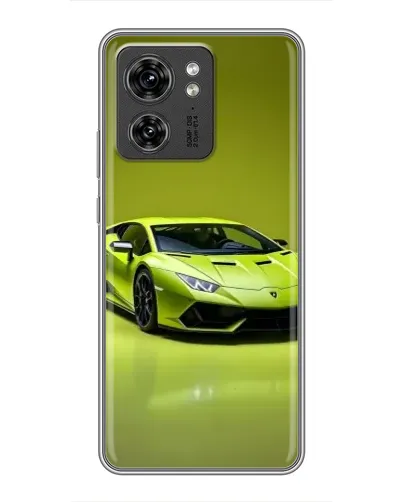 Чехол для Huawei Enjoy 90 Plus с картинкой «Салатовый Lamborghini Huracan»