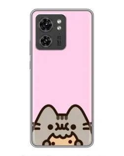 Чохол для Huawei Enjoy 90 Plus з картинкою «Pusheen та печиво»