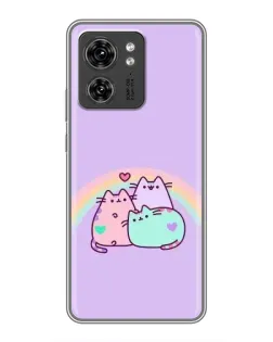 Чохол для Huawei Enjoy 90 Plus з картинкою «Веселкові Пушини»