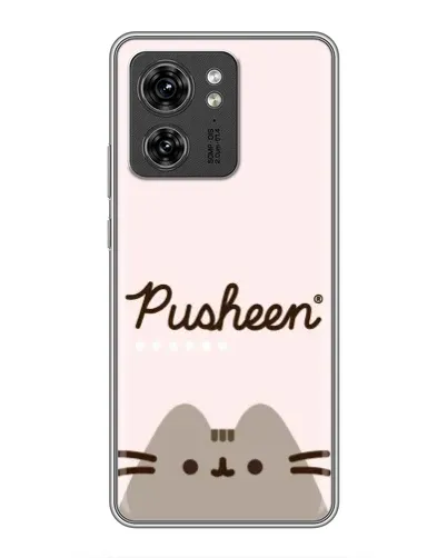 Чехол для Huawei Enjoy 90 Plus с картинкой «Pusheen логотип»