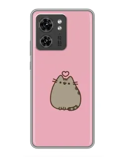 Чохол для Huawei Enjoy 90 Plus з картинкою «Pusheen серце»