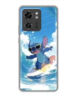 Чехол для Huawei Enjoy 90 Plus с картинкой «Стич на волне»