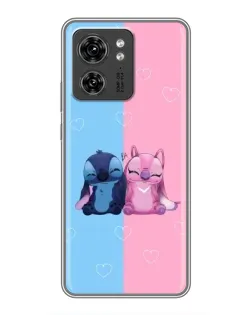 Чехол для Huawei Enjoy 90 Plus с картинкой «Stitch и Angel Love»