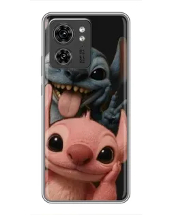 Чехол для Huawei Enjoy 90 Plus с картинкой «Стич и Ангел»