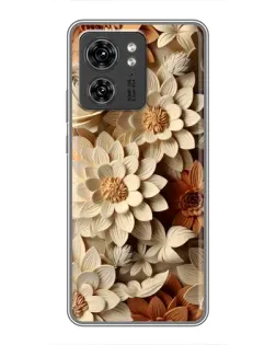 Чехол для Huawei Enjoy 90 Plus с картинкой «Бежевый флористический декор» Чехол для Huawei Enjoy 90 Plus с картинкой «Бежевый флористический декор»
