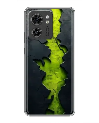Чехол для Huawei Enjoy 90 Plus с картинкой «Салатовый разлом скалы»