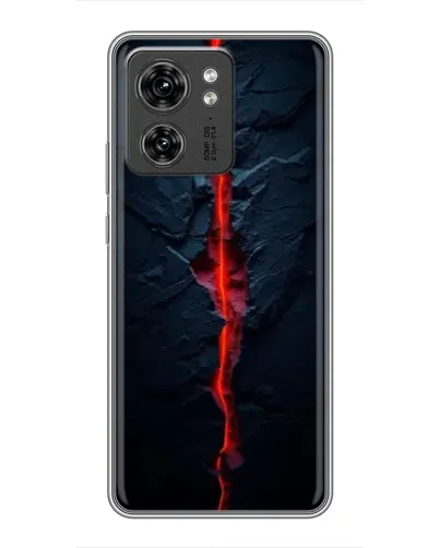 Чехол для Huawei Enjoy 90 Plus с картинкой «Kрасная лавовая трещина»