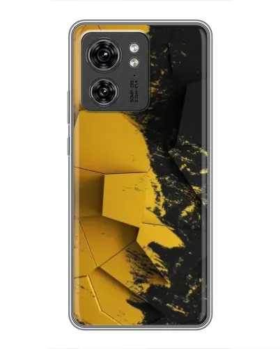 Чехол для Huawei Enjoy 90 Plus с картинкой «Золотые осколки геометрии»