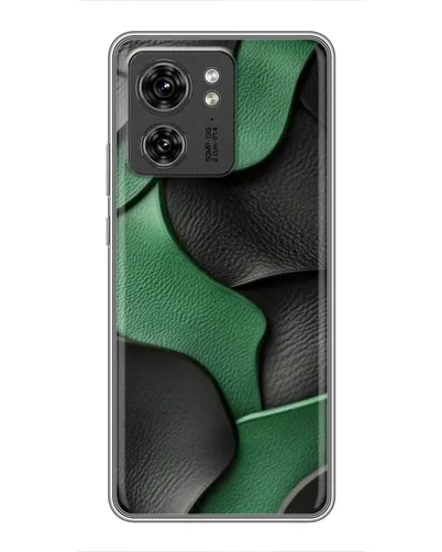Чехол для Huawei Enjoy 90 Plus с картинкой «Зеленые кожаные волны»