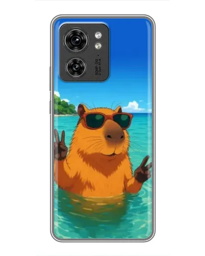 Чехол для Huawei Enjoy 90 Plus с картинкой «Морская капибара» Чехол для Huawei Enjoy 90 Plus с картинкой «Морская капибара»